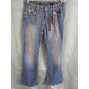 EXPRESS X2 High Waist Fit & Flare Jeans Size 2 NWT